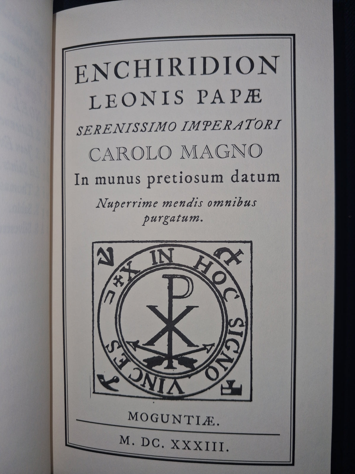 Enchiridion Leonis Papae — Translated, Edited & Introduced by Paul Summers Young