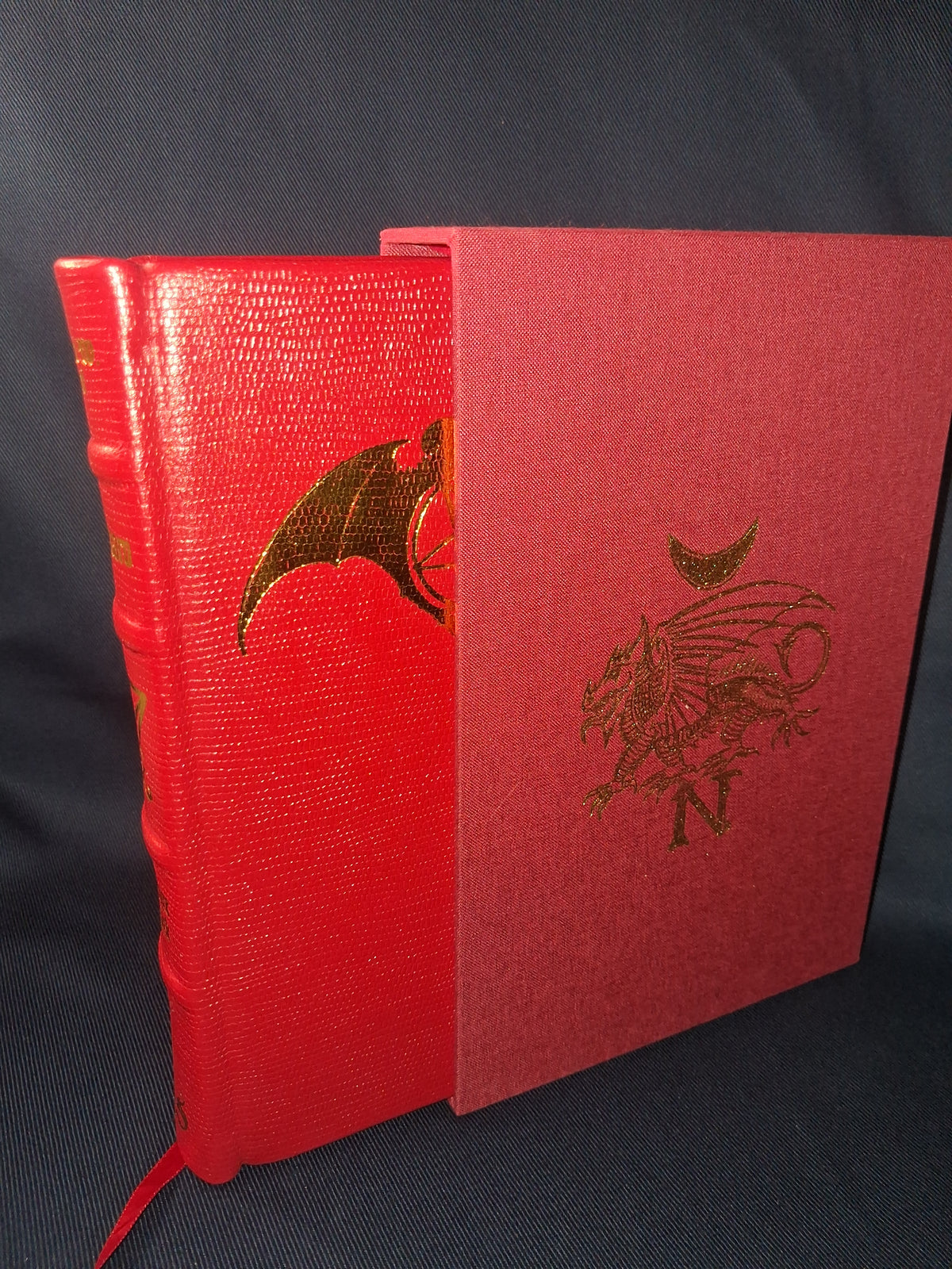 Akhkharu: Vampyre Magick (Deluxe Red Goat Leather Edition) by Michael W. Ford