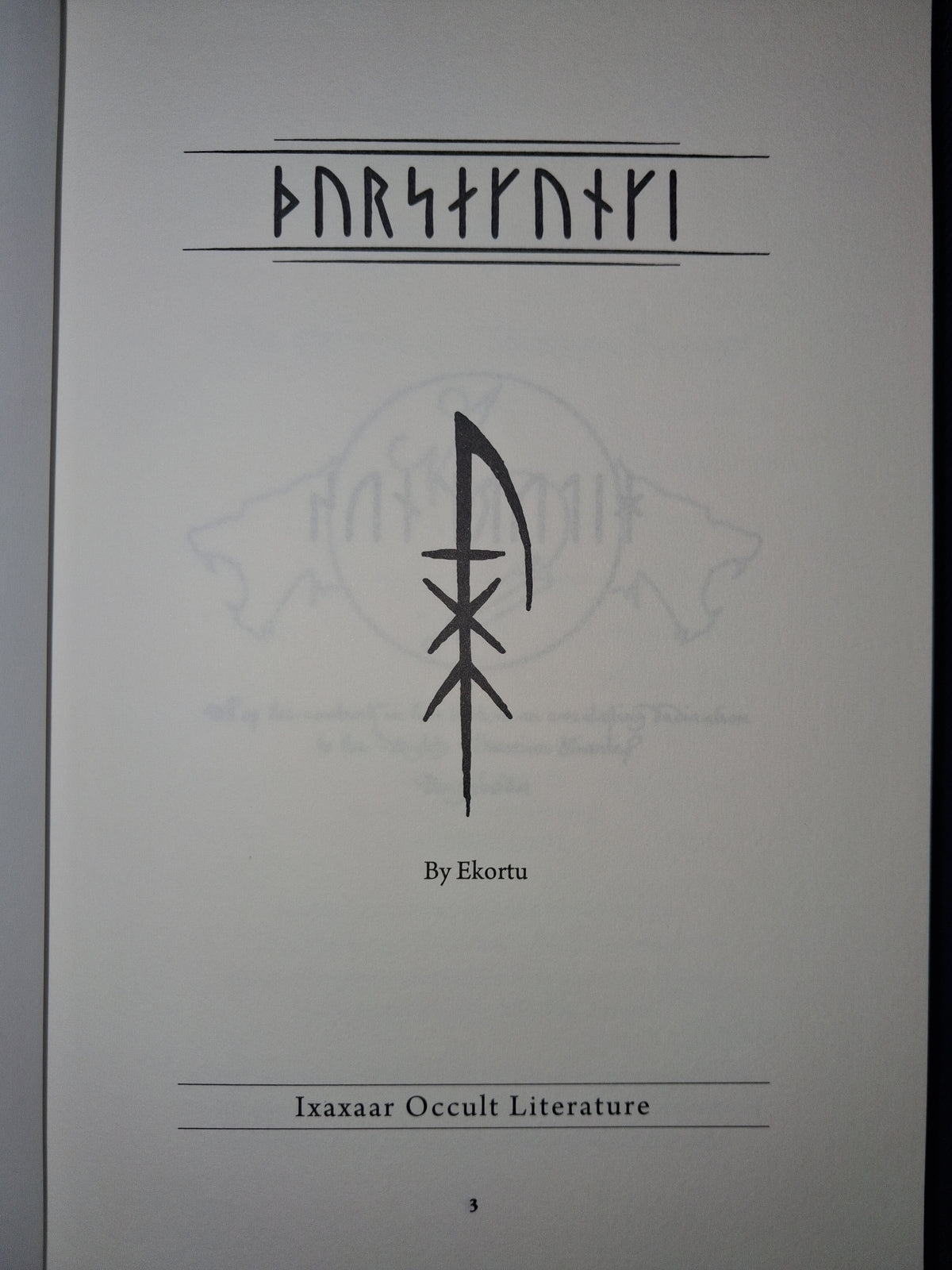 Þursakyngi I – The Essence of Thursian Sorcery - By Ekortu (Ixaxaar)