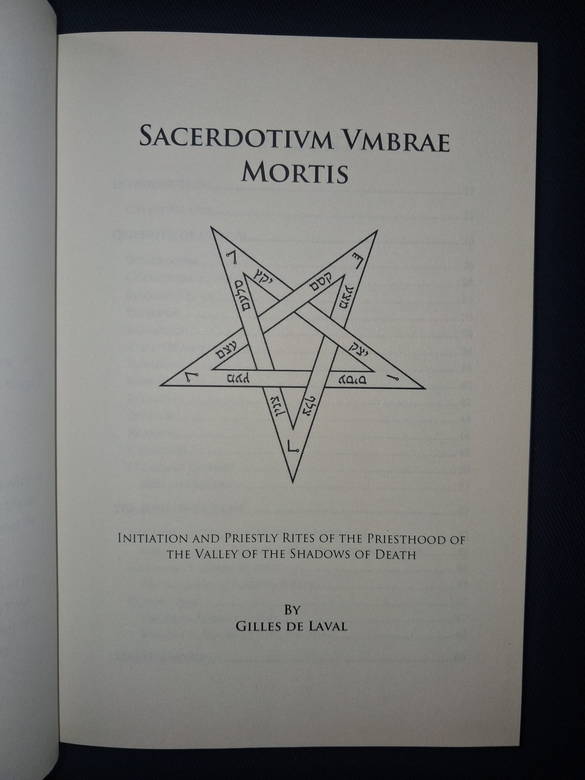 Sacerdotium Umbrae Mortis (Second Edition) by Gilles De Laval – Vampiric Necromancy & Qliphoth