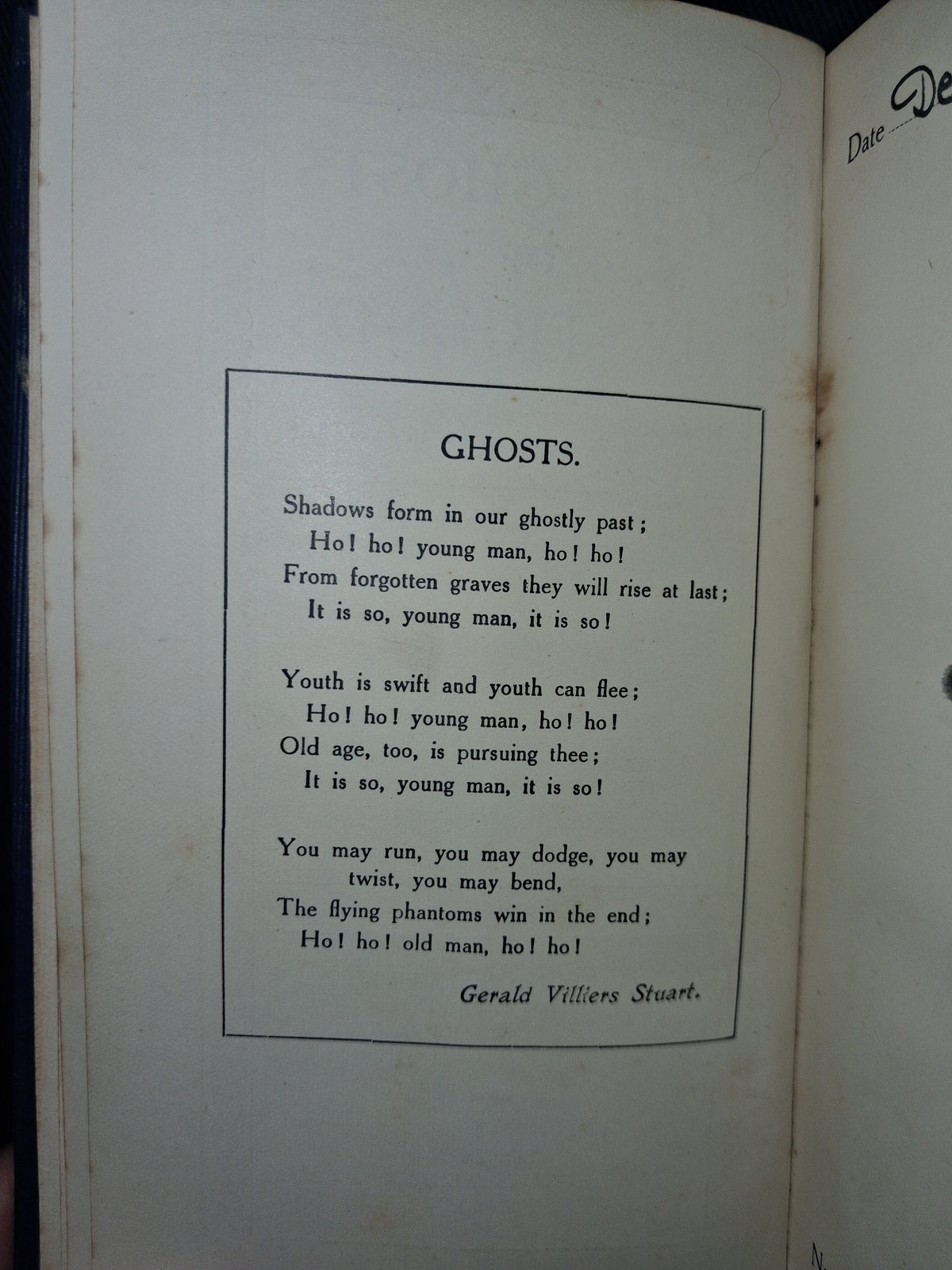 The Ghosts of My Friends by Cecil Henland – Early 20th Century Parlour Game & Inkblot Autograph Album