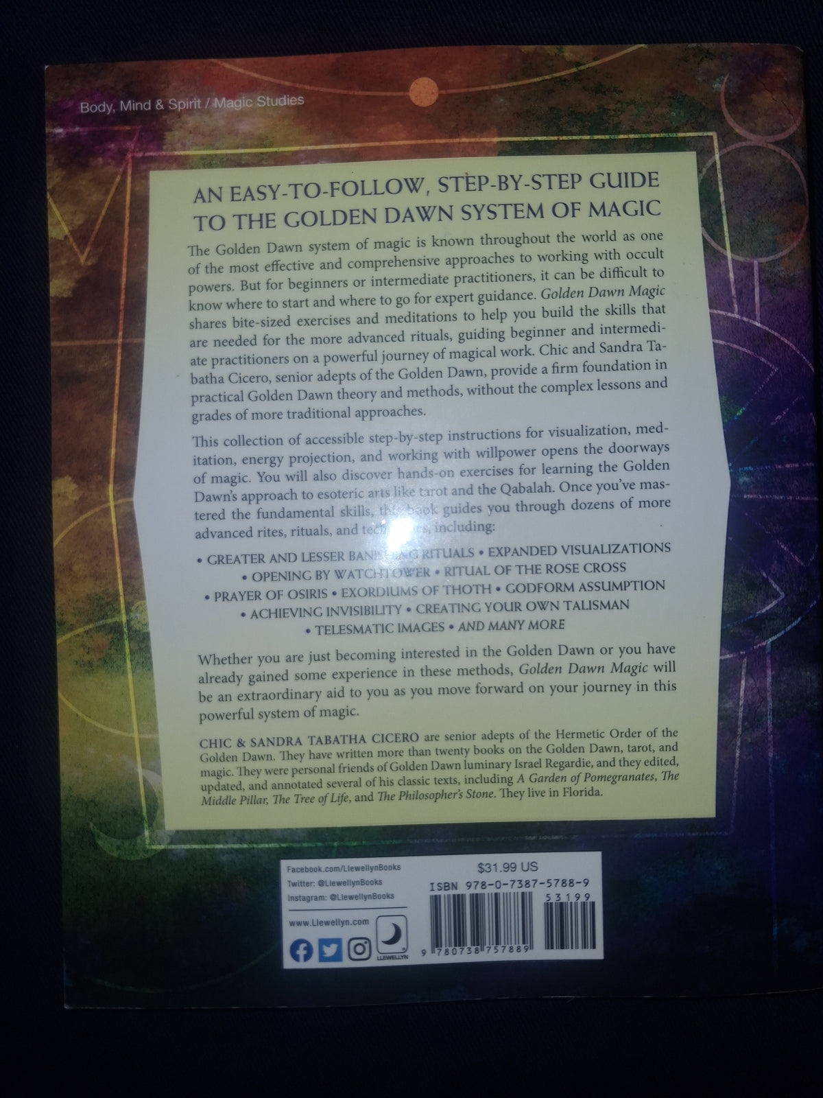 Golden Dawn Magic: A Complete Guide to the High Magical Arts by Chic Cicero & Sandra Tabatha Cicero – Illustrated Edition