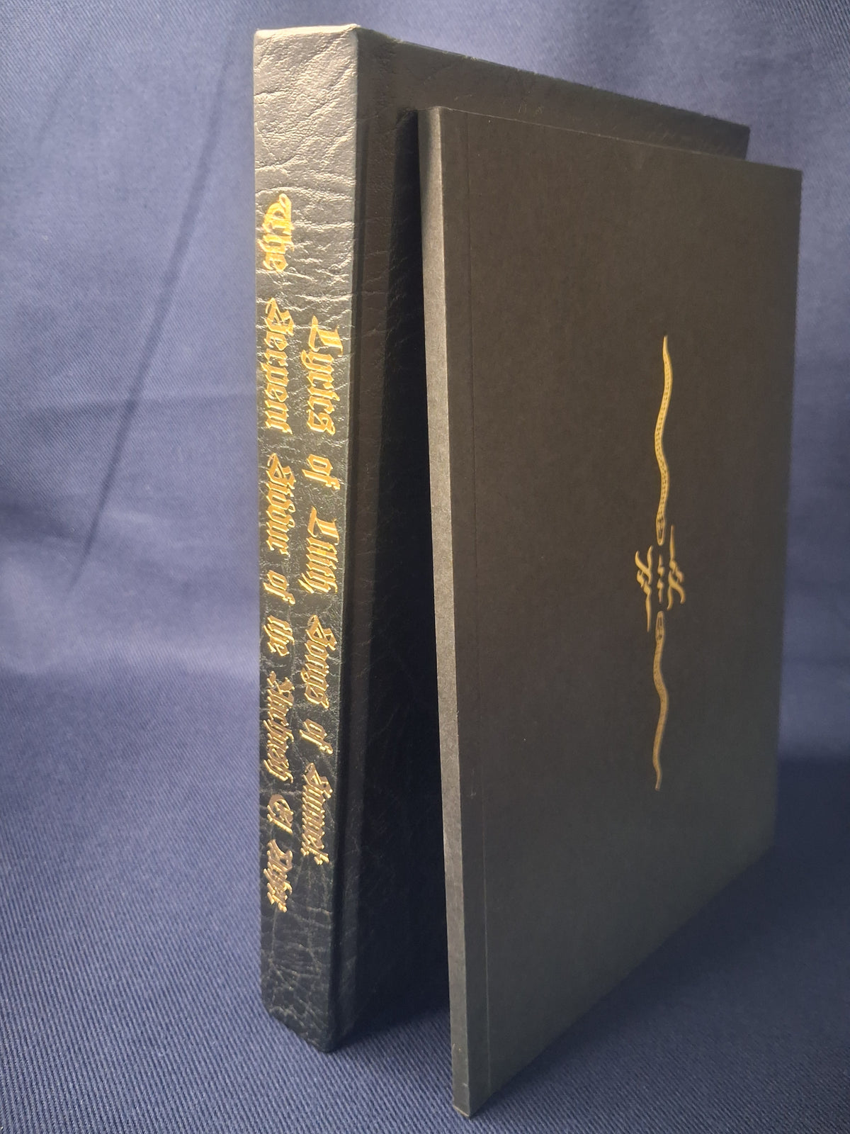 Lyrics of Lilith, Songs of Samael by Matthew Wightman – Unique Artist's Proof Deluxe Leather Edition (1 of 1)