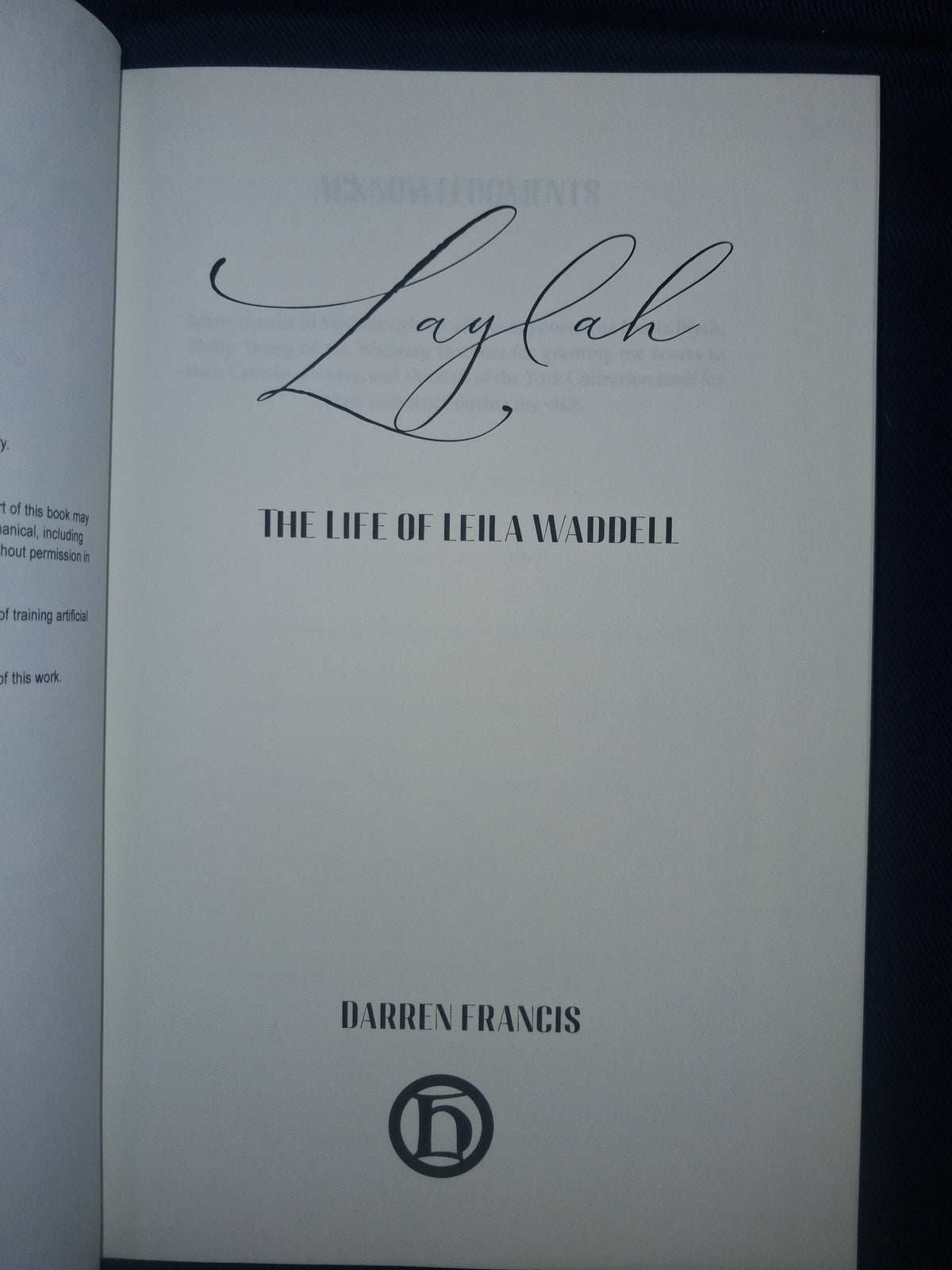 Laylah: The Life of Leila Waddell by Darren Francis – Aleister Crowley & Occult History
