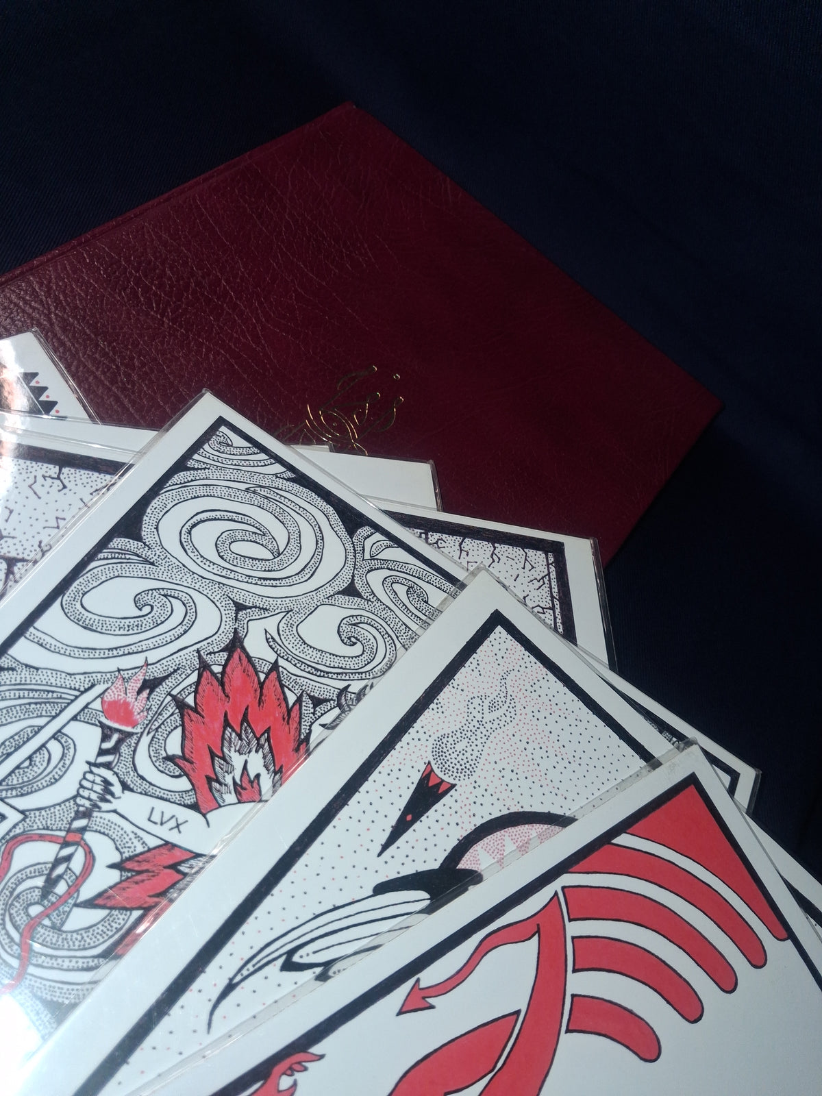 Whisperings From The Void by Patrick John Larabee – Unique (1 of 1) Devotee Goatskin Publisher Prototype Edition with 9 original prints