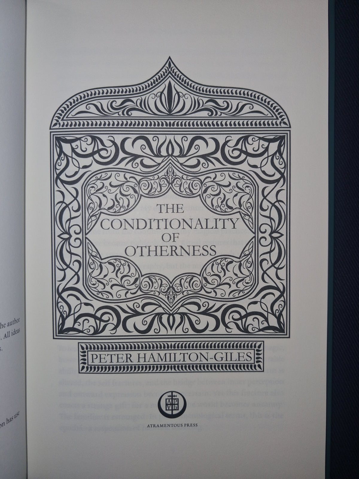 The Conditionality of Otherness by Peter Hamilton-Giles – Occult Philosophy & Spirits