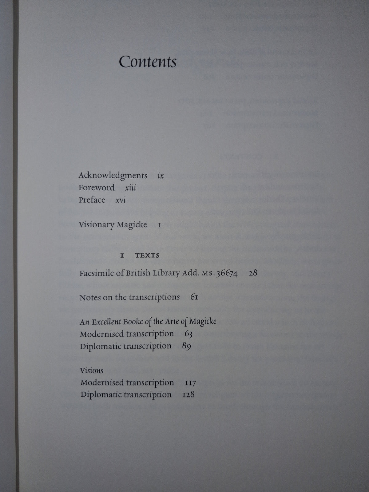 An Excellent Booke of the Arte of Magicke Hardcover — edited by Phil Legard