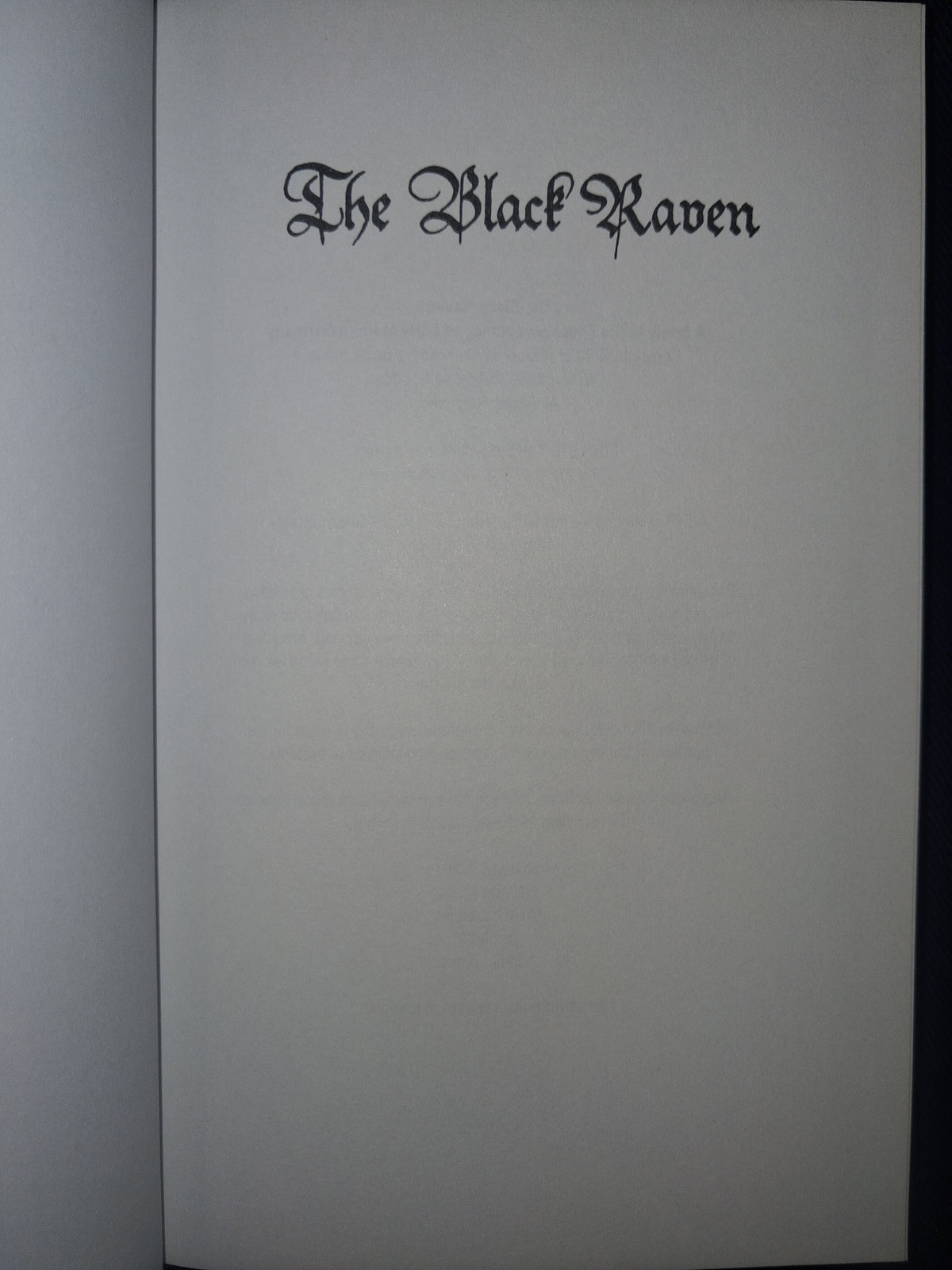 The Black Raven: A Study in the Folk Necromancy of Early Modern Germany by Alexander Cummins & Brian Johnson