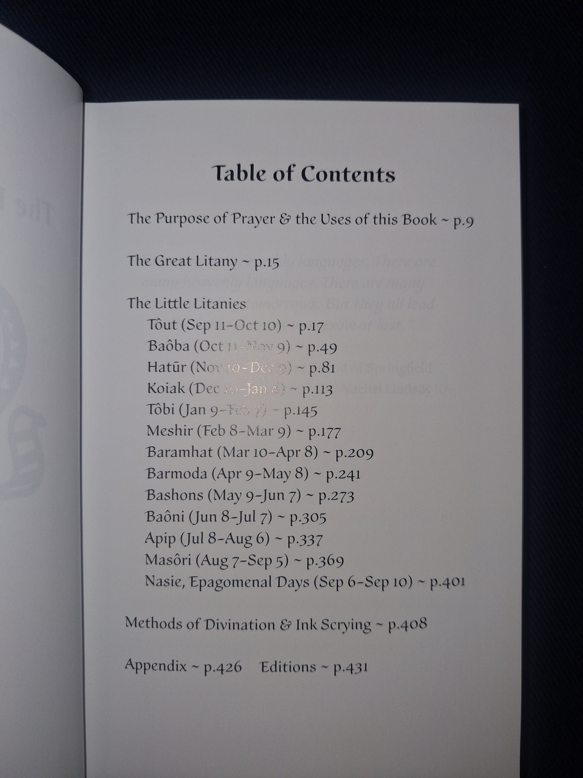 The Litanies of Thoth by Church of Flesh and Feather (Cloth Hardcover Edition) – Kemetic Prayer & Divination