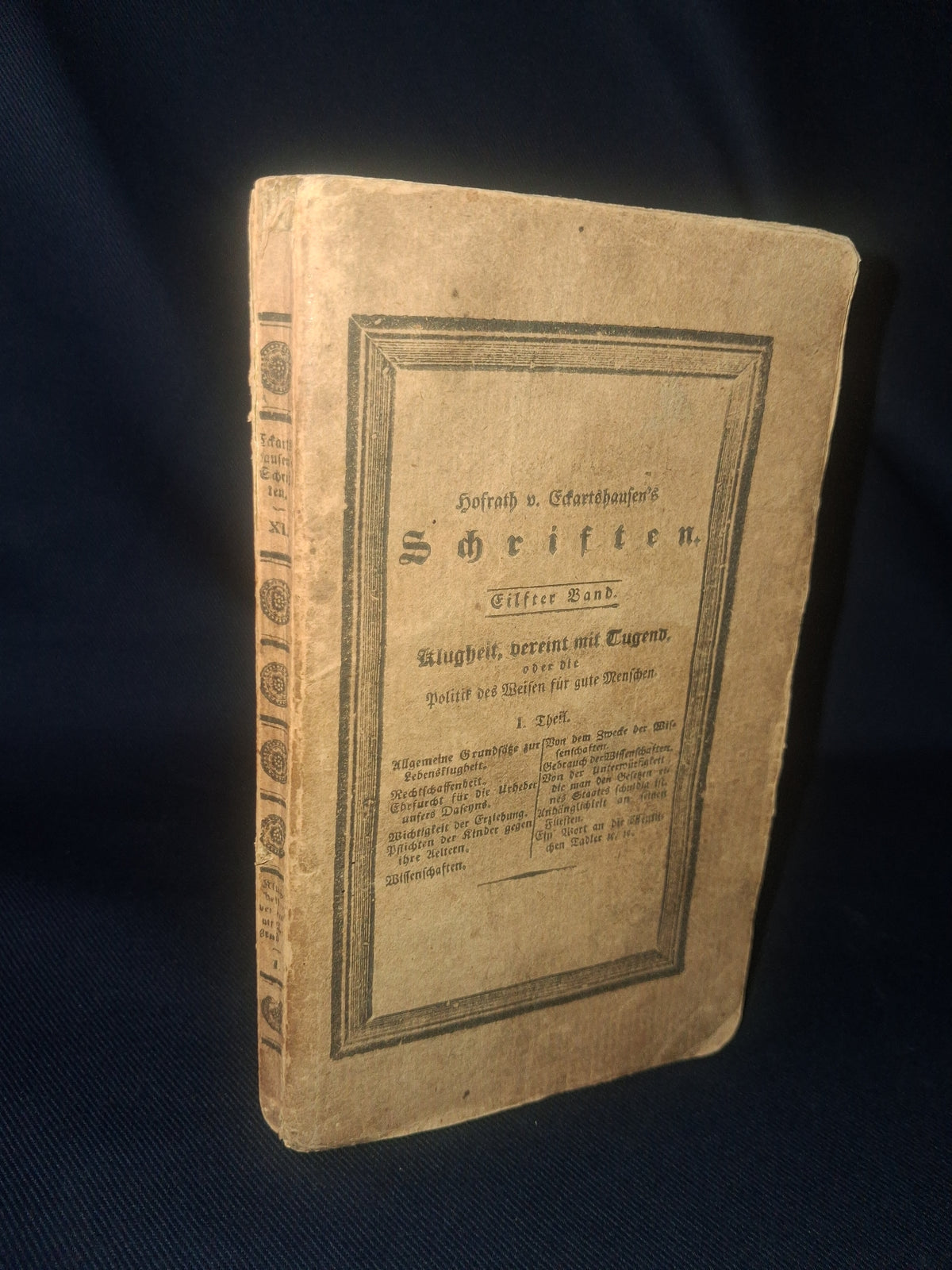 (German) Karl von Eckartshausen - Schriften, XI Band (1830) | GermanMysticism & Esoteric Philosophy