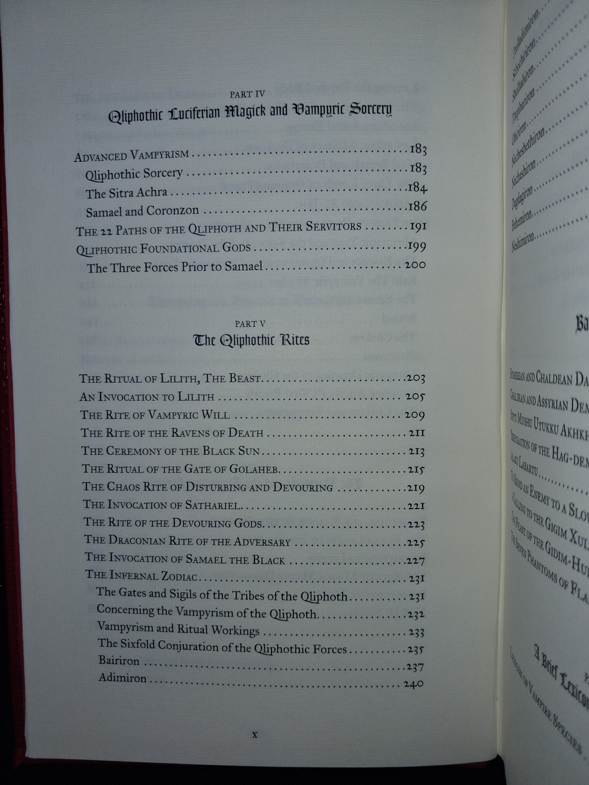 Akhkharu: Vampyre Magick (Deluxe Red Goat Leather Edition) by Michael W. Ford
