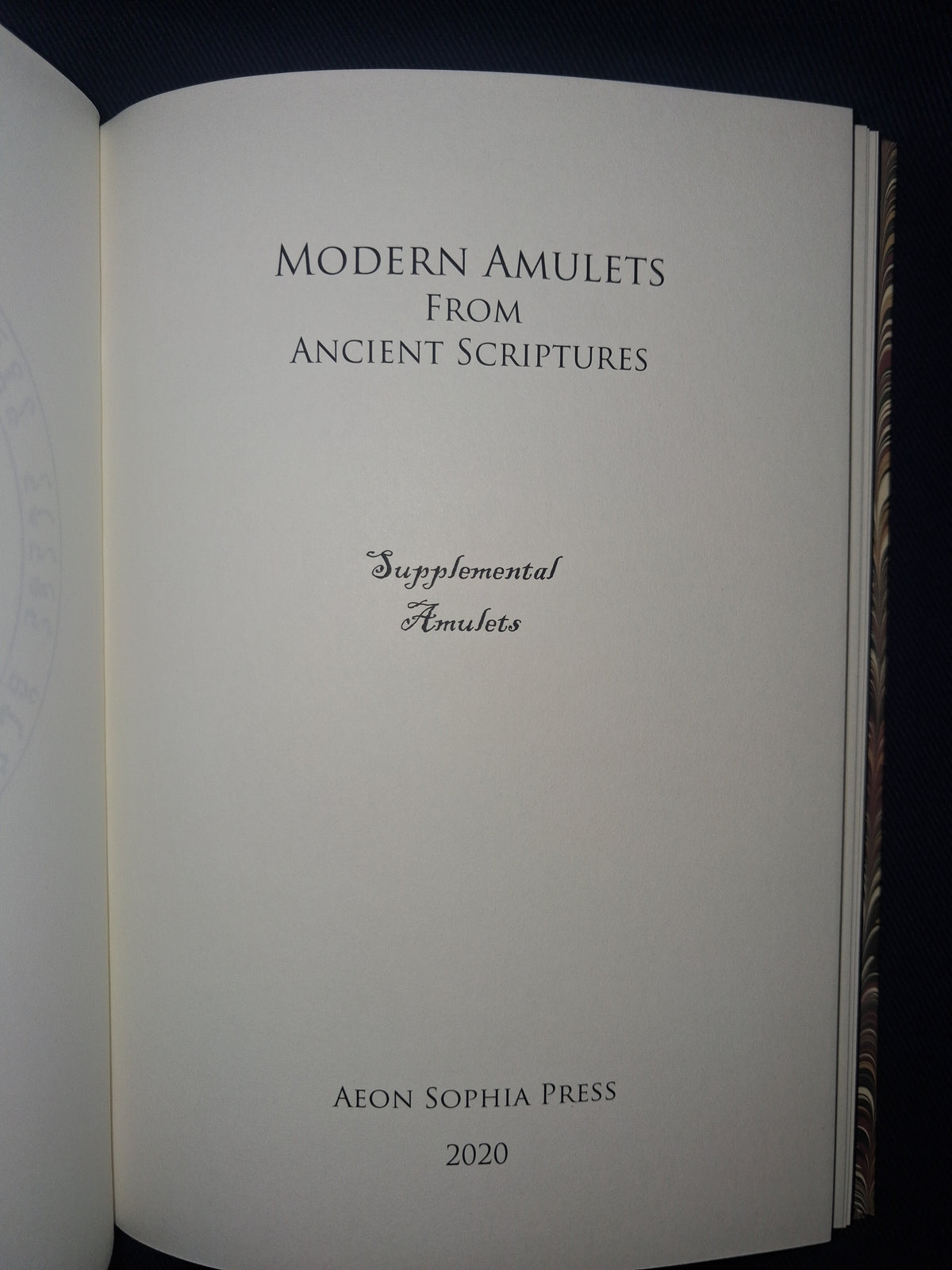 Modern Amulets from Ancient Scriptures (Devotee 1 of 1 Prototype Edition) by Gilles de Laval – Practical Magic & Talismans (no box)