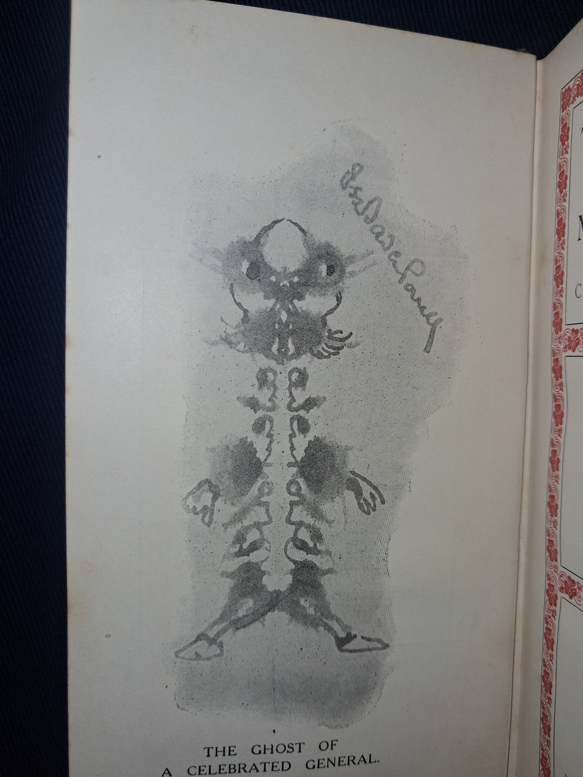 The Ghosts of My Friends by Cecil Henland – Early 20th Century Parlour Game & Inkblot Autograph Album