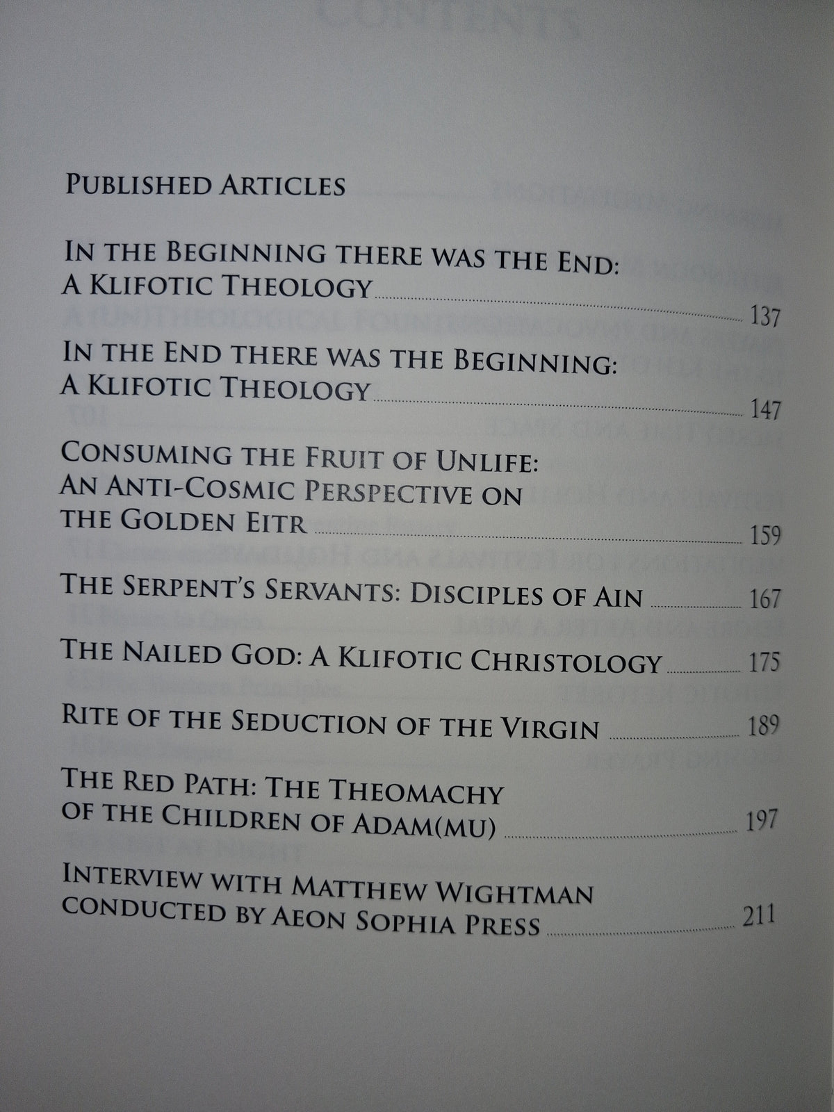 Lyrics of Lilith, Songs of Samael by Matthew Wightman – Unique Artist's Proof Deluxe Leather Edition (1 of 1)
