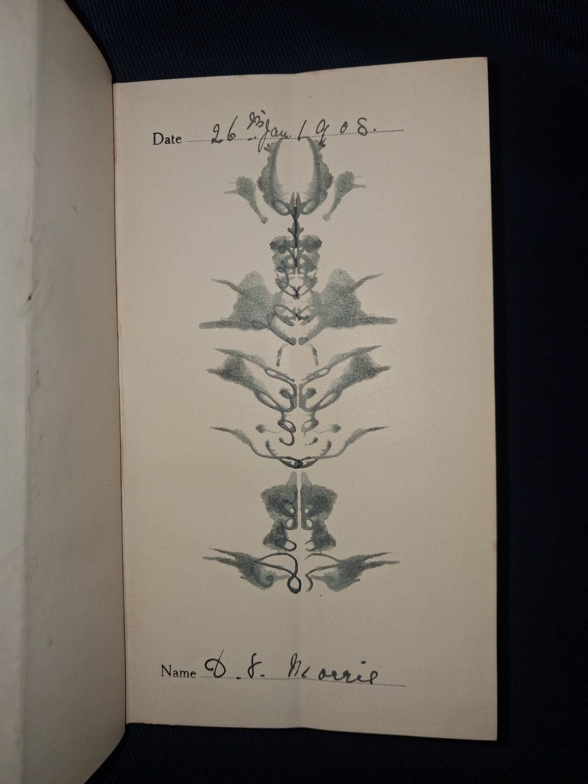 The Ghosts of My Friends by Cecil Henland – Early 20th Century Parlour Game & Inkblot Autograph Album