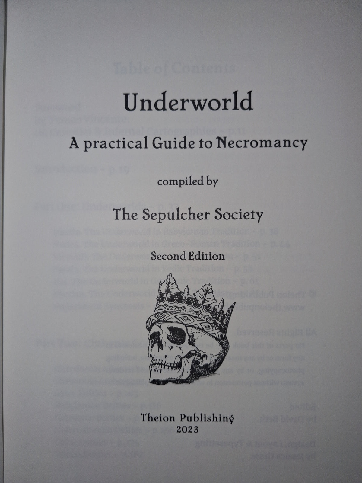 Underworld (Second Edition). A Practical guide to necromancy