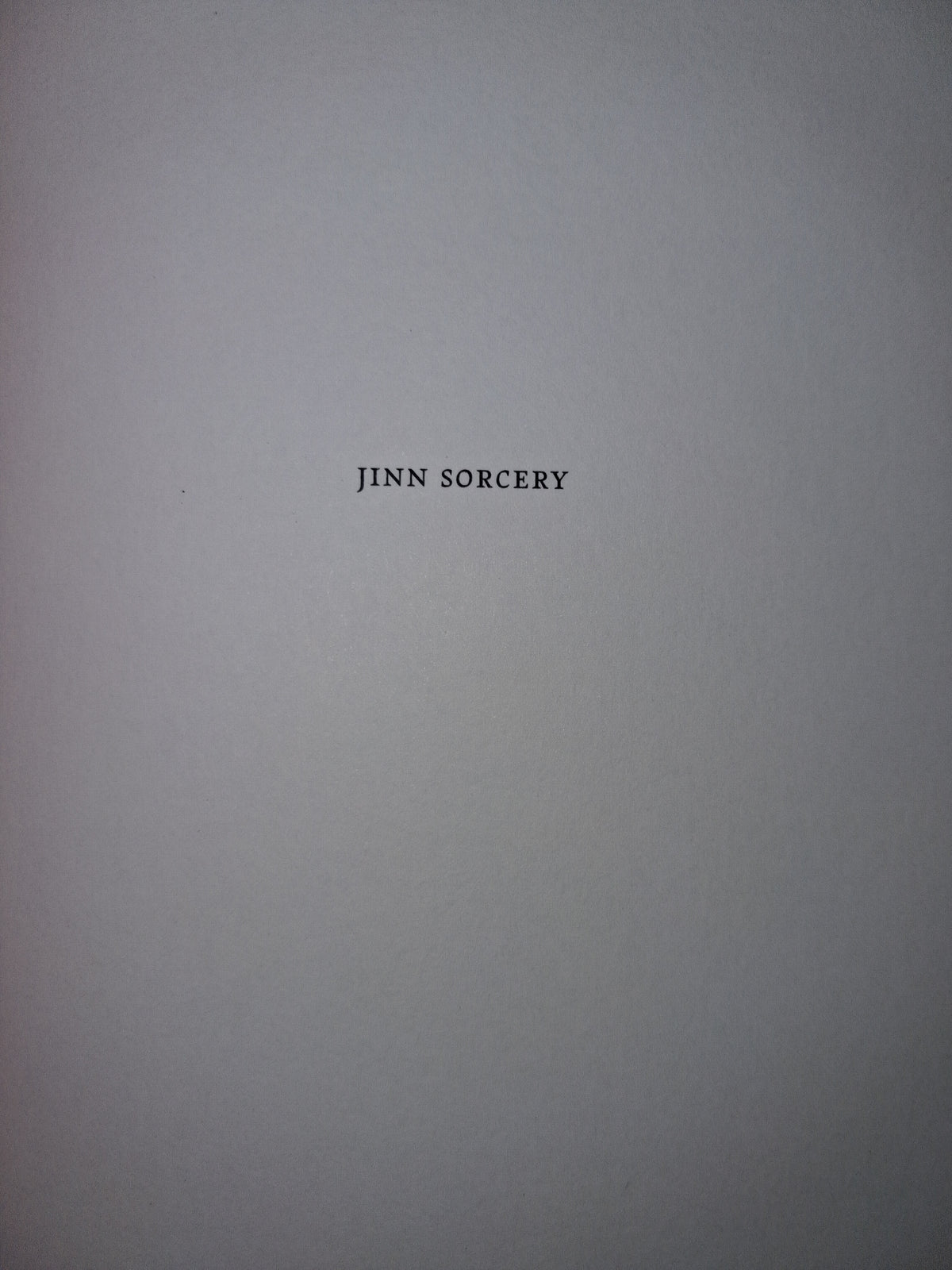 Jinn Sorcery by Rain Al-Alim