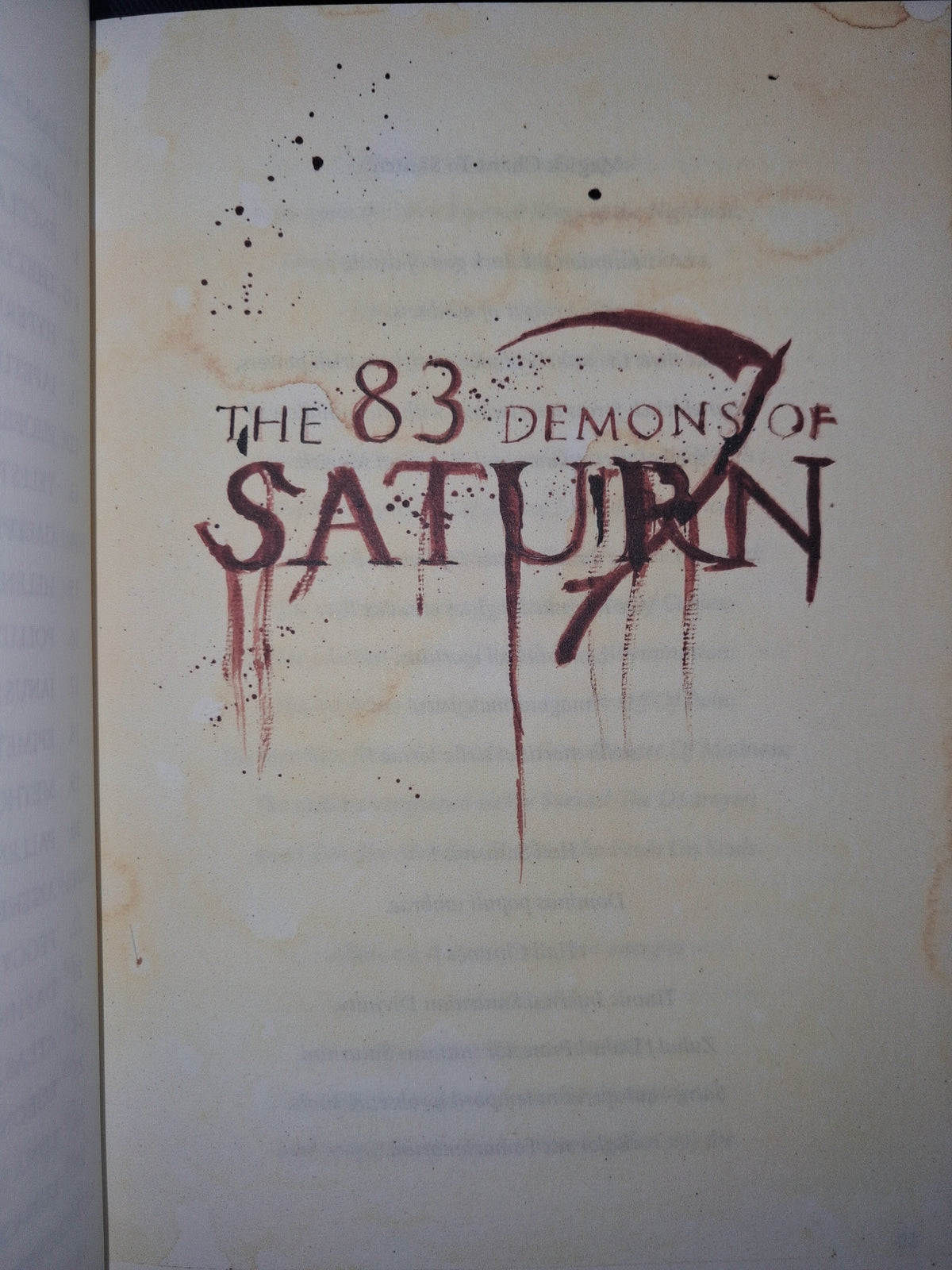 The 83 Demons of Saturn by David Mllr – Deluxe Edition | Saturnian Grimoire