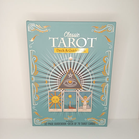 Classic Tarot Kit (Guidebook & 78-Card Deck)