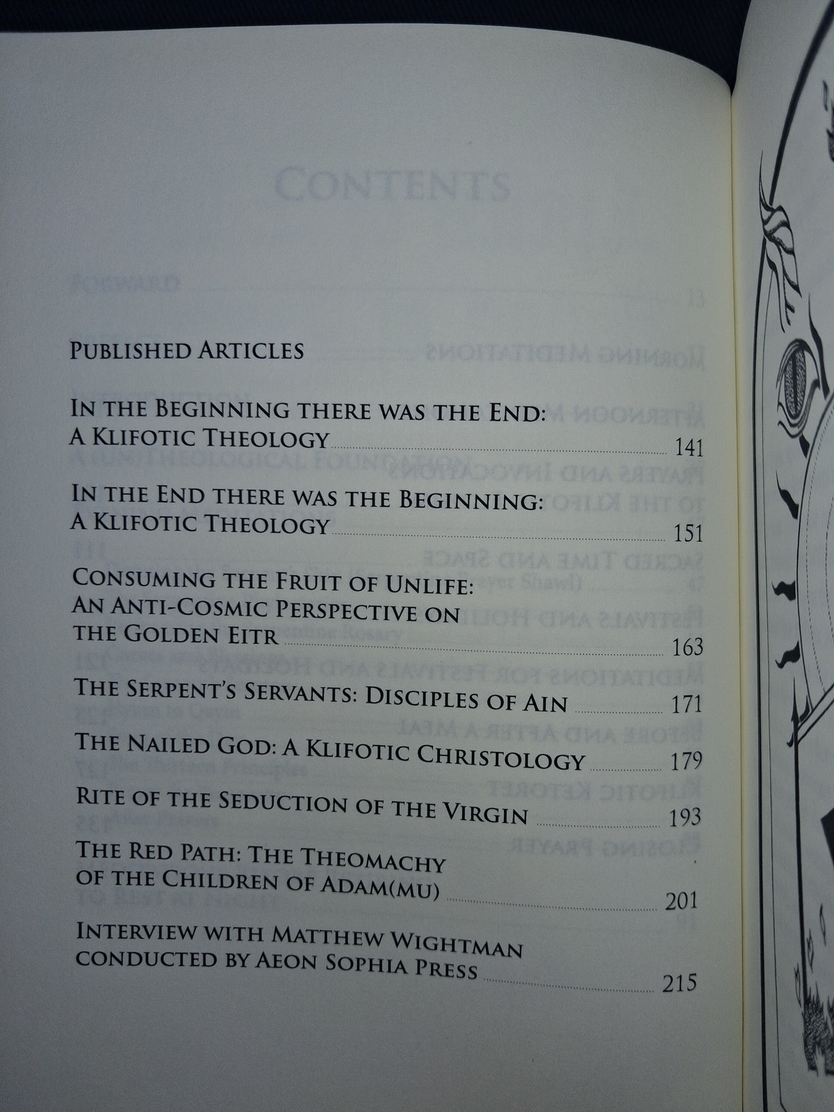 Lyrics of Lilith, Songs of Samael: The Serpent Siddur of the Nachash El Acher by Matthew Wightman – Anti-Cosmic Gnostic Ritual Book