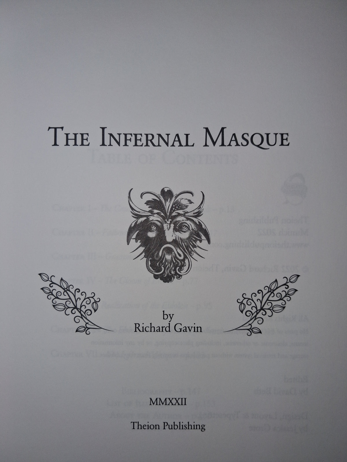 The Infernal Masque - Richard Gavin