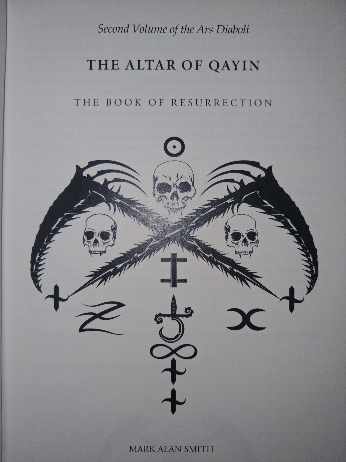 The Altar of Qayin: Arkonian Scythe Edition – by Mark Alan Smith