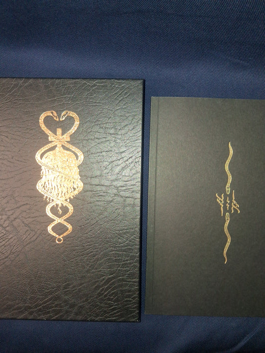 Lyrics of Lilith, Songs of Samael by Matthew Wightman – Unique Artist's Proof Deluxe Leather Edition (1 of 1)