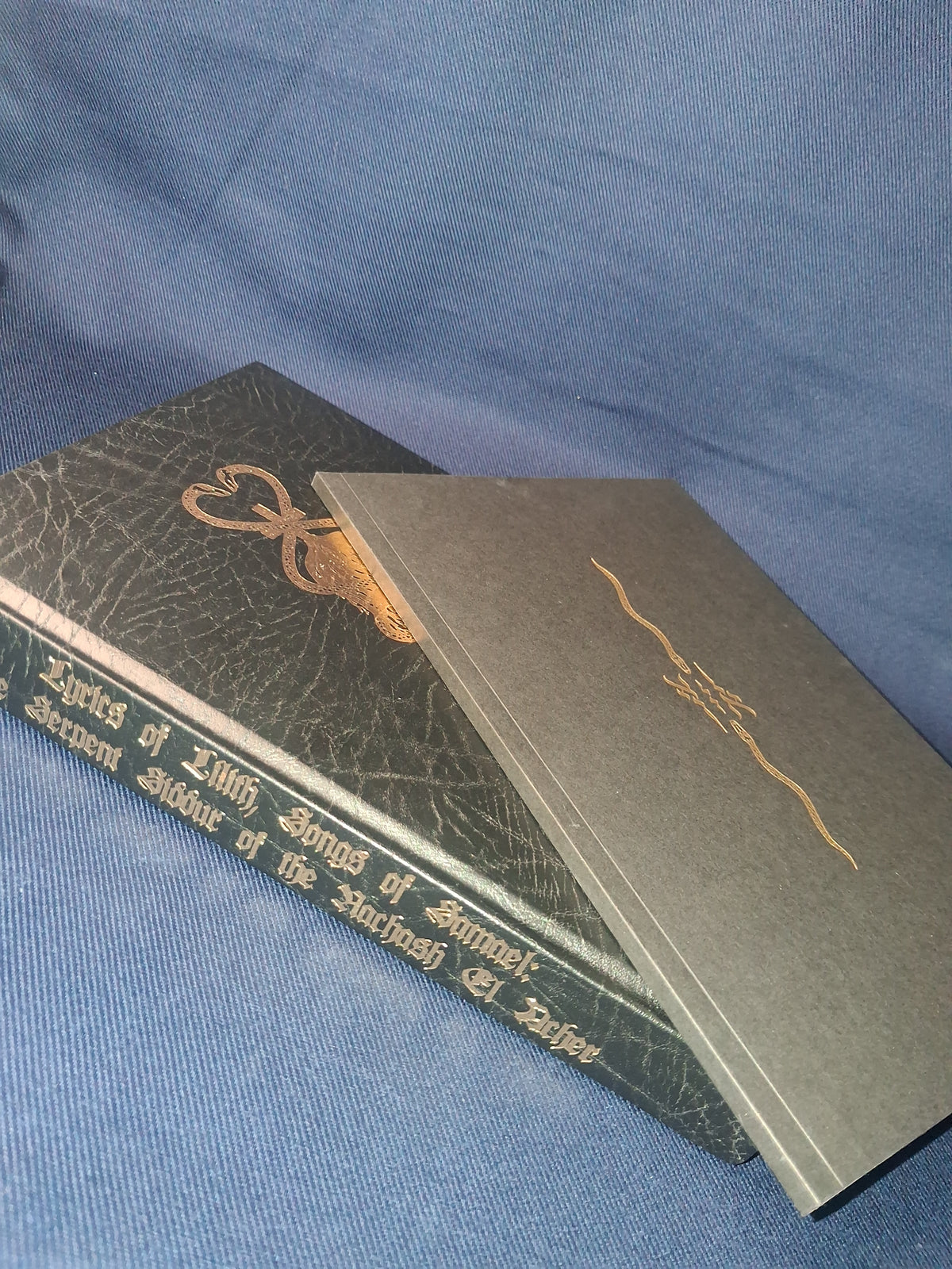 Lyrics of Lilith, Songs of Samael by Matthew Wightman – Unique Artist's Proof Deluxe Leather Edition (1 of 1)